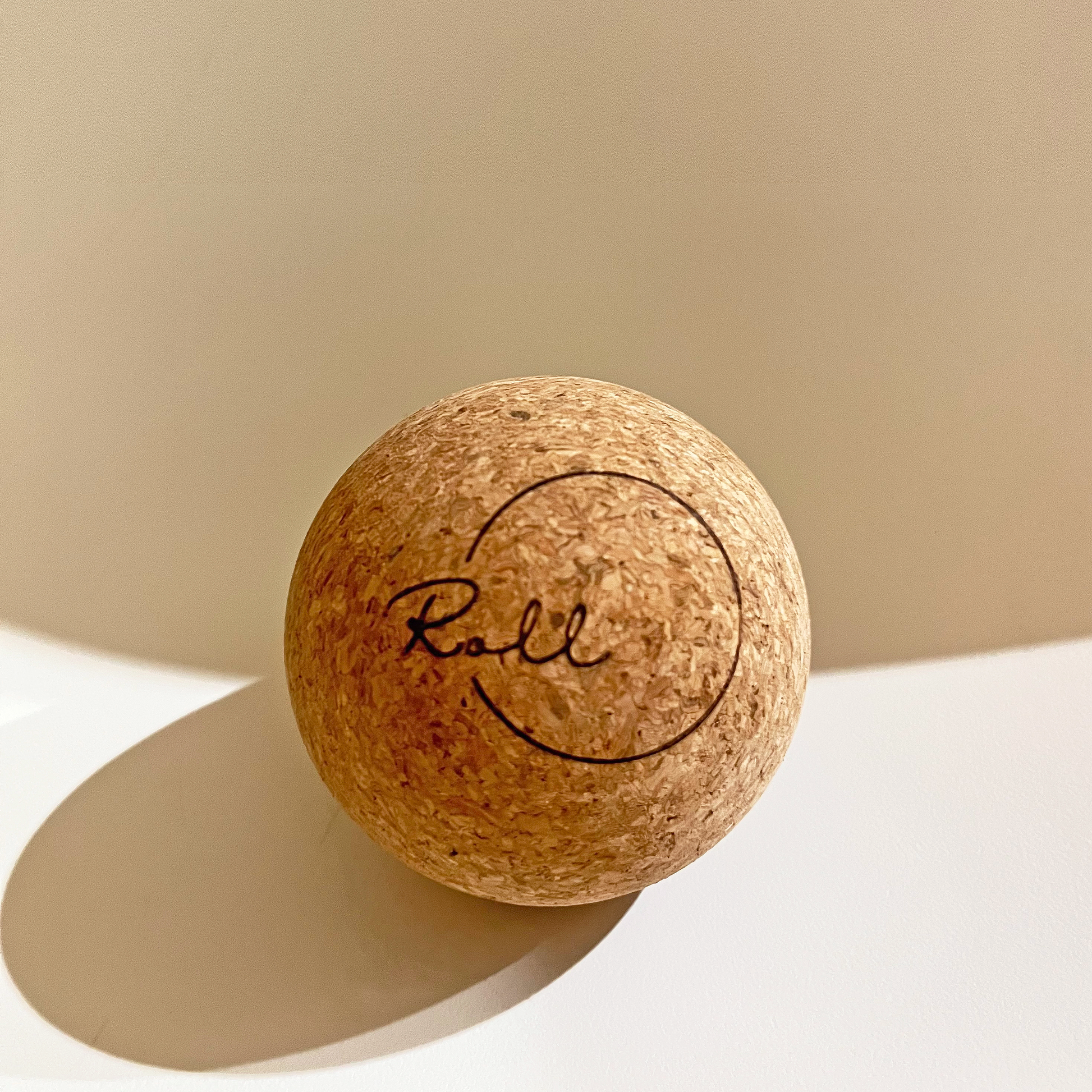 Small Natural Cork Massage Ball 60mm
